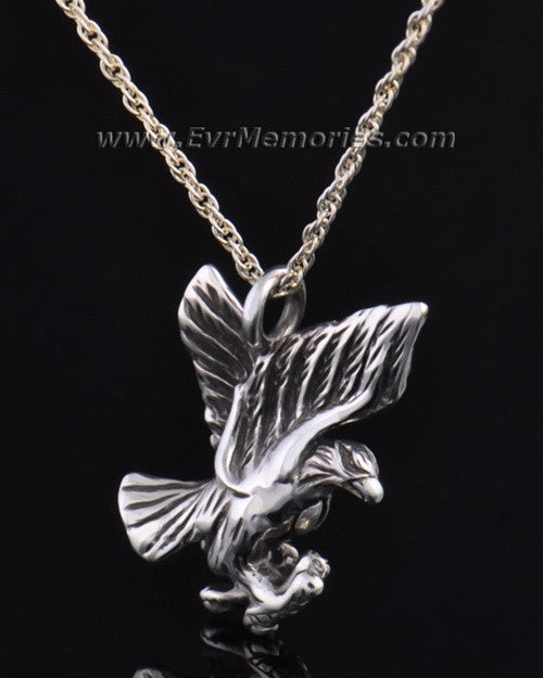 Silver Stately Eagle Jewelry Pendant