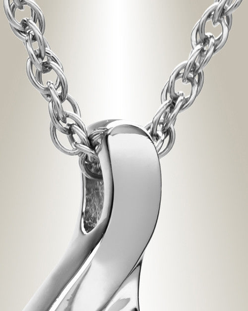 Sterling Silver Harmonious Music Note Memorial Locket