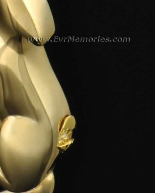 Gold Plated Deserving Dog Memorial Locket