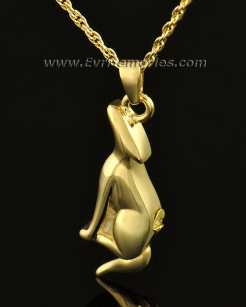 14k Gold Deserving Dog Memorial Locket