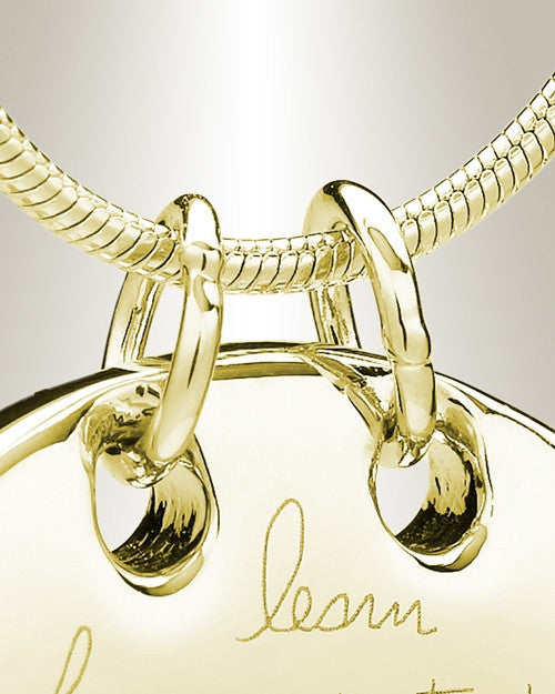 Gold Plated Wisdom Memorial Jewelry
