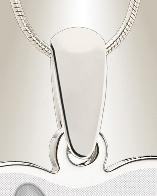 Heart Photo Engraved Stainless Pet Keepsake