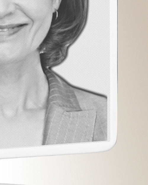 Rectangle Stainless Steel  Photo Engraved Ash Pendant