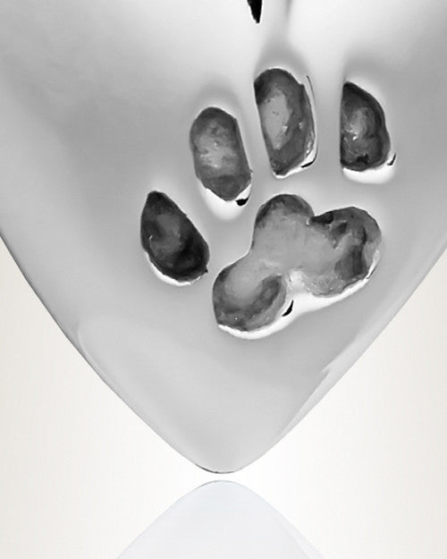 Silver In My Heart Cremation Jewelry
