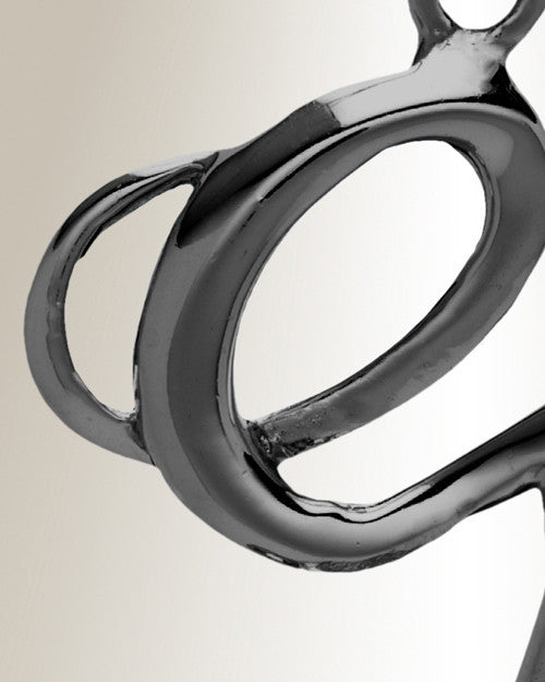 Black "G" Initial Cremation Jewelry