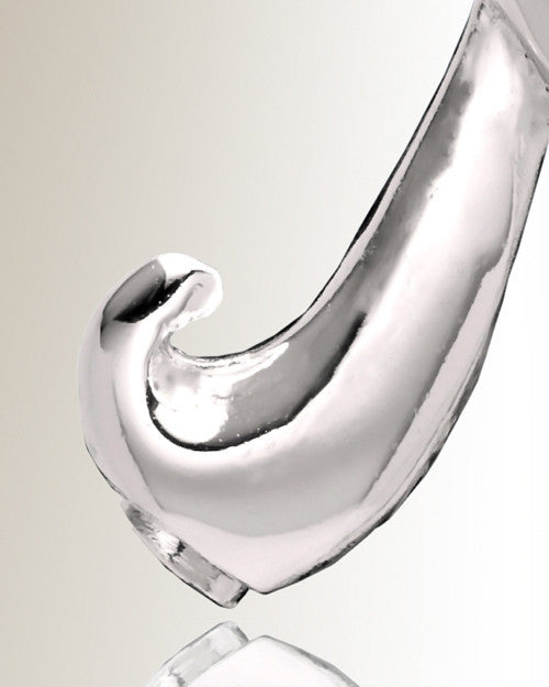 Silver "N" Initial Cremation Jewelry