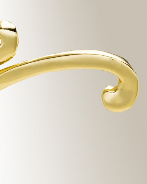 Gold "V" Initial Cremation Jewelry