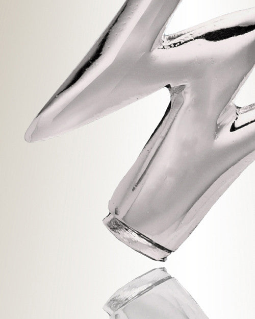 Silver "W" Initial Cremation Jewelry