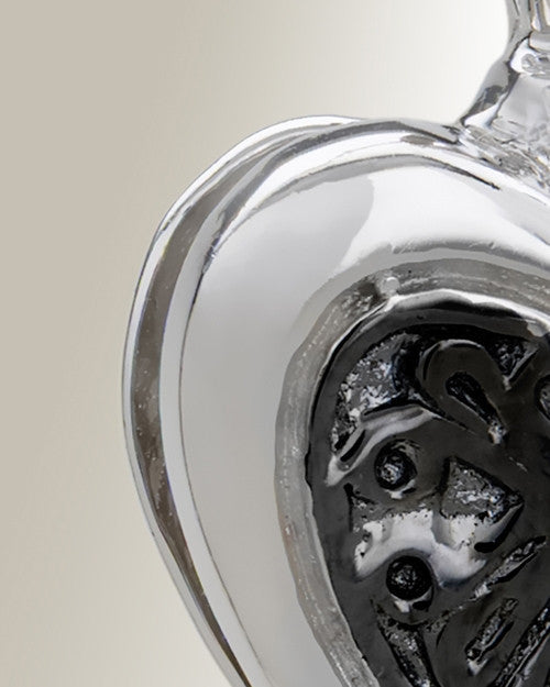 Silver Loved Heart Cremation Jewelry