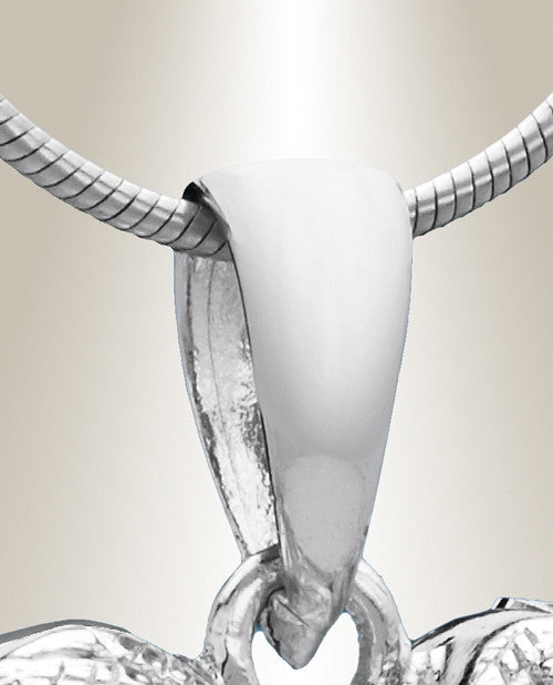 Silver In Love Cremation Jewelry