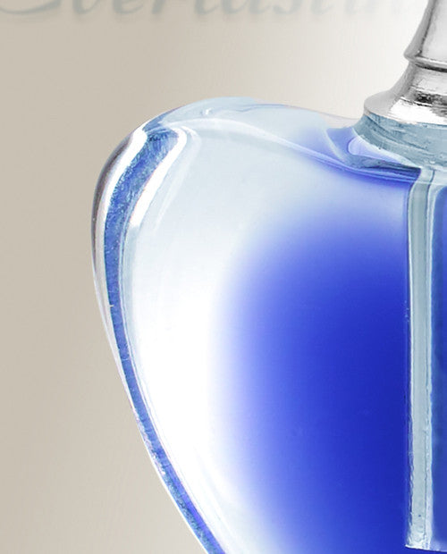 Glass Locket Blue All My Heart Cremation Jewelry