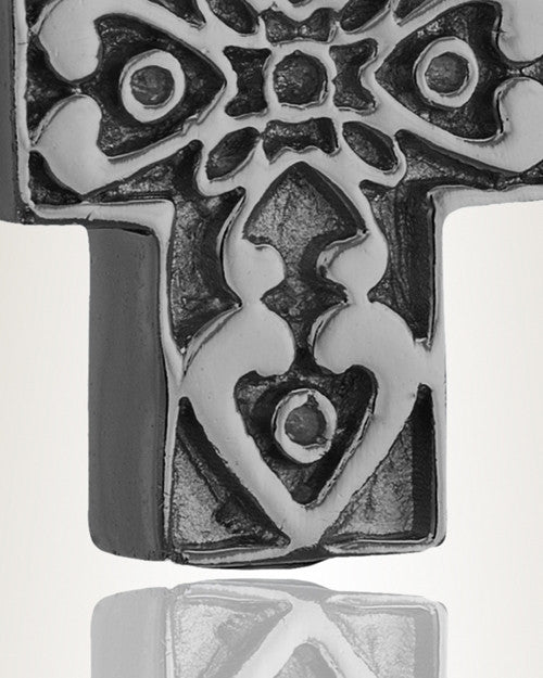Black Loved Cross Cremation Jewelry