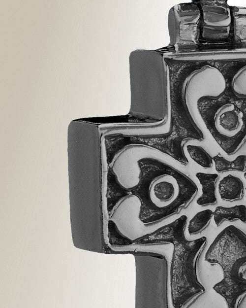 Black Loved Cross Cremation Jewelry