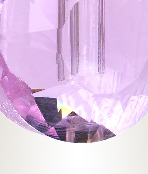 Glass Locket Pink Orbit Cremation Jewelry