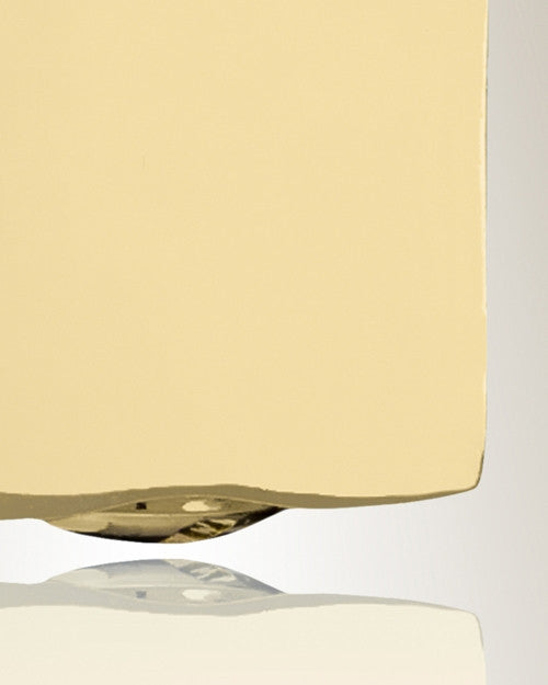 Gold Plated Simple Rectangle Cremation Jewelry