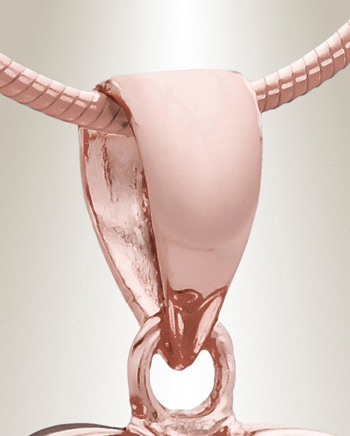 Rose Gold Fallen Heart Cremation Jewelry