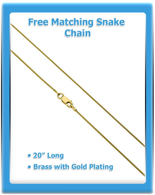 Gold Plated Simple Bone Cremation Jewelry
