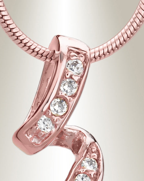 Rose Gold Dazzle Cremation Jewelry