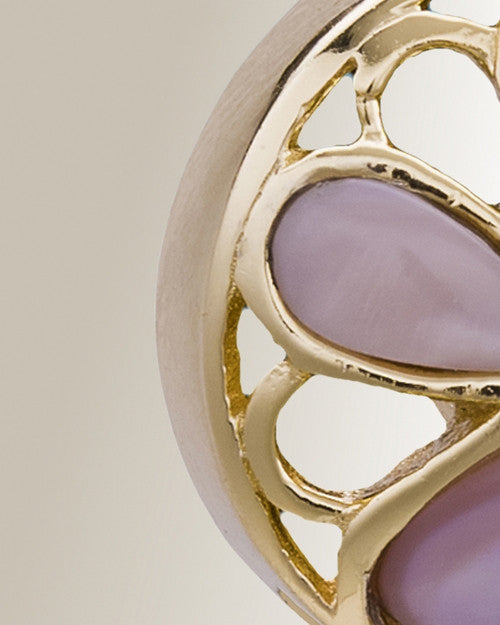 Gold Plated Blooms Cremation Jewelry