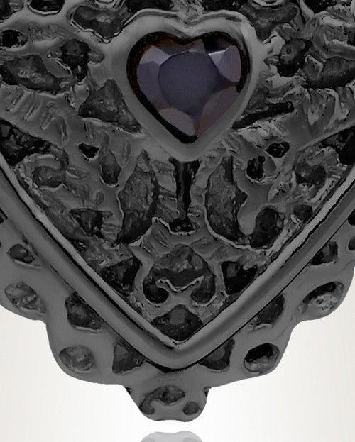 Black Sophisticate Heart Jewelry