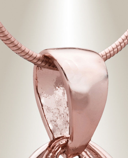 Rose Gold Delighted Heart Cremation Jewelry
