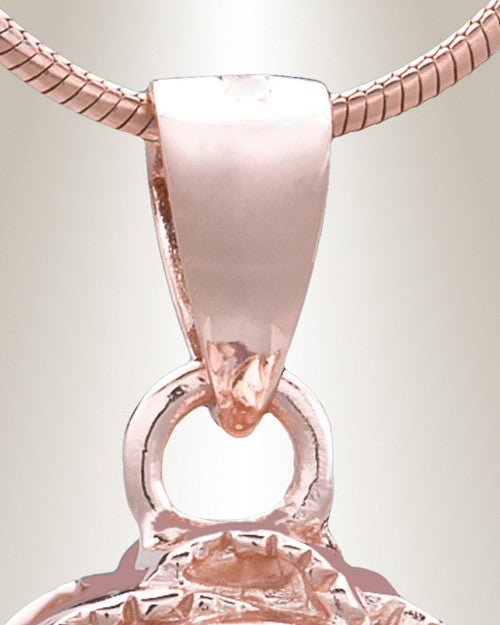 Rose Gold Sunset Cremation Jewelry