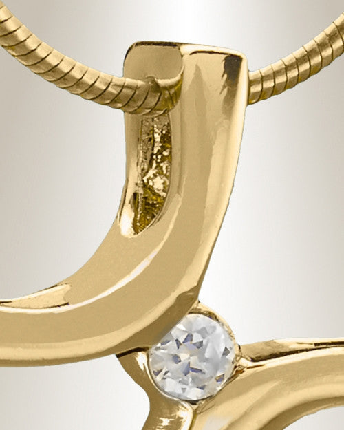 Gold Plated Desired Cremation Jewelry