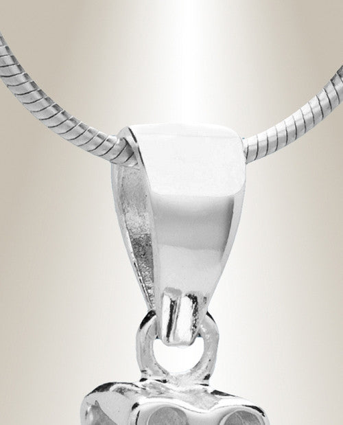 Silver Believe Cremation Jewelry