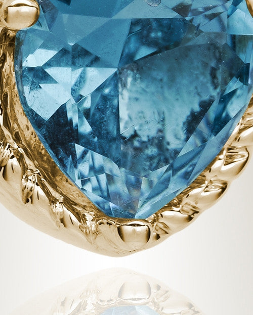 Gold Plated Sea of Hearts Cremation Jewelry
