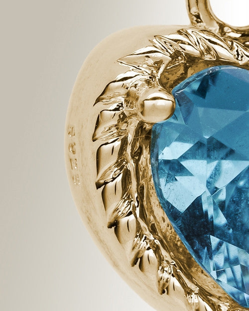 Gold Plated Sea of Hearts Cremation Jewelry