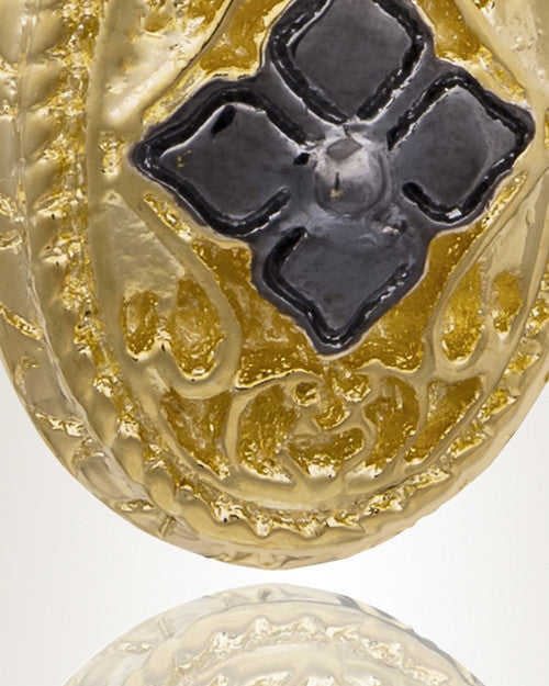Gold Plated Eternal Round Cremation Jewelry