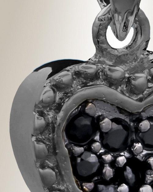 Black Merry Heart Cremation Jewelry