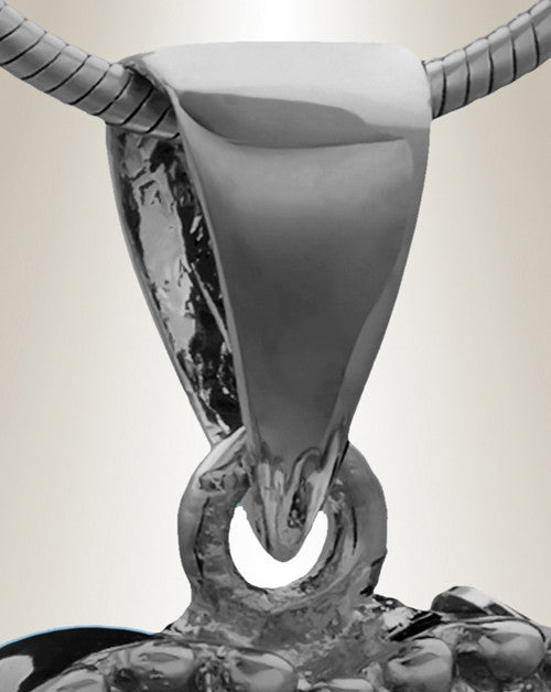 Black Merry Heart Cremation Jewelry