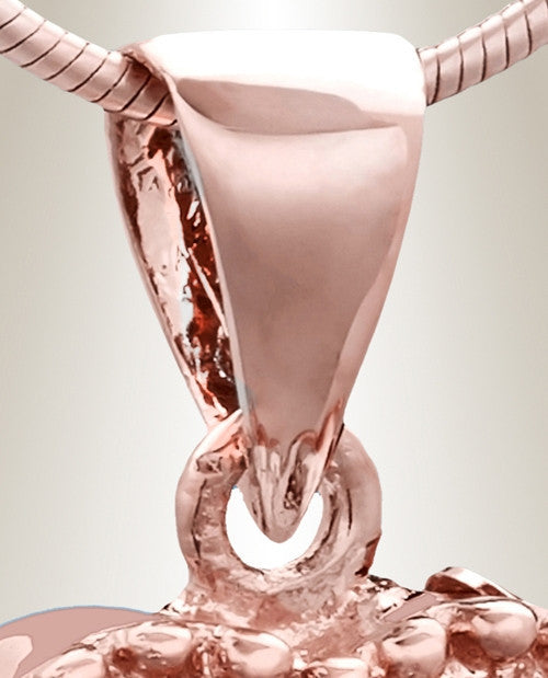 Rose Gold Merry Heart Cremation Jewelry