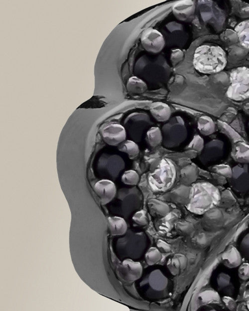 Black Pansy Cremation Jewelry