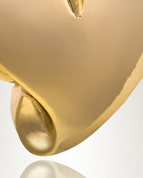 Gold Plated Heavenly Heart Cremation Jewelry
