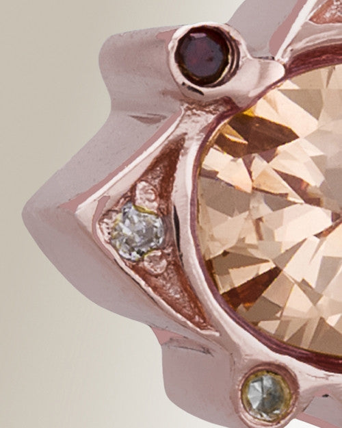 Rose Gold Pufferfish Cremation Jewelry
