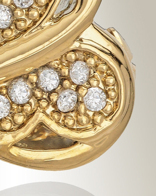 Gold Plated Spring Heart Cremation Jewelry