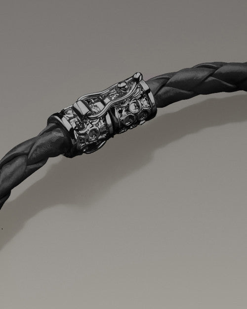 Black Forever Bracelet Cremation Jewelry