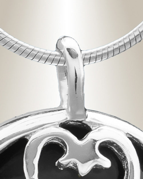 Silver Gentle Night Cremation Jewelry