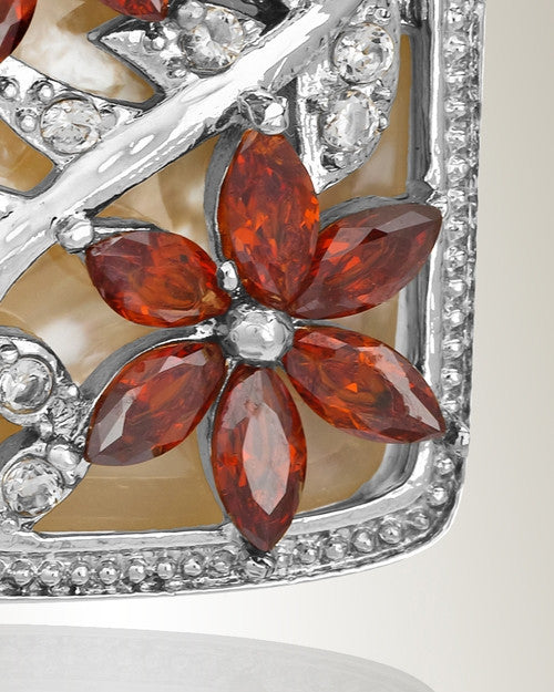 Sterling Silver In Bloom Cremation Jewelry