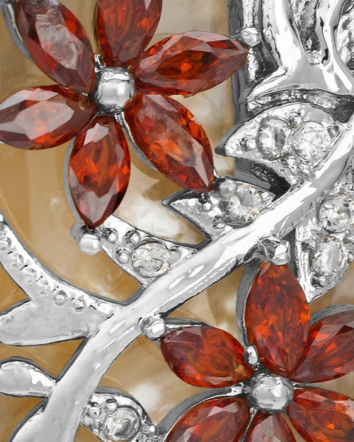 Sterling Silver In Bloom Cremation Jewelry