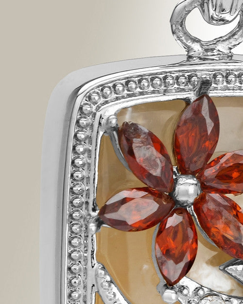 Sterling Silver In Bloom Cremation Jewelry