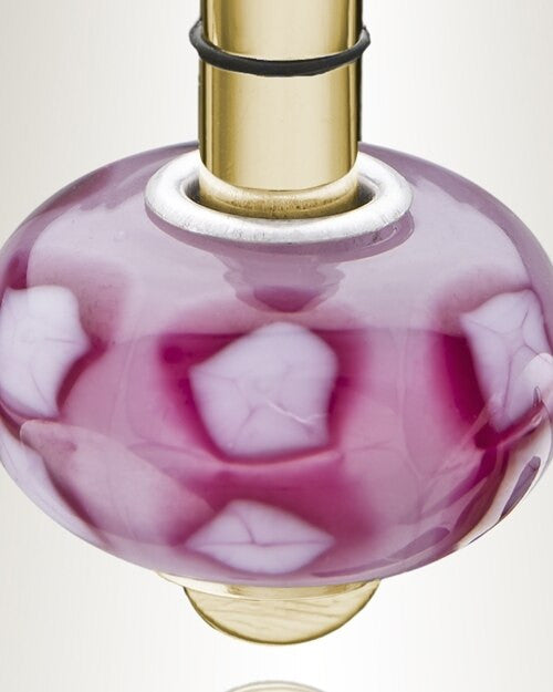 Gold Plated Millenium Ash Pendant with Blooming Charm