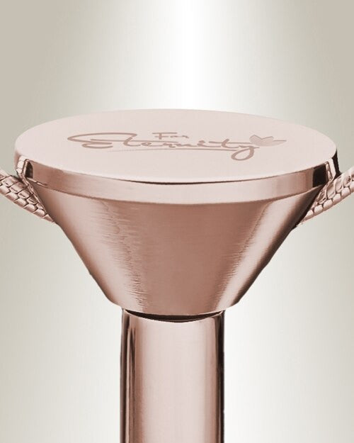 Rose Gold Plated Millenium Ash Pendant with Blooming Charm