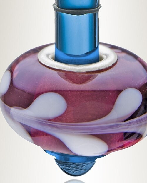 Blue Plated Millenium Ash Pendant with Romance Charm