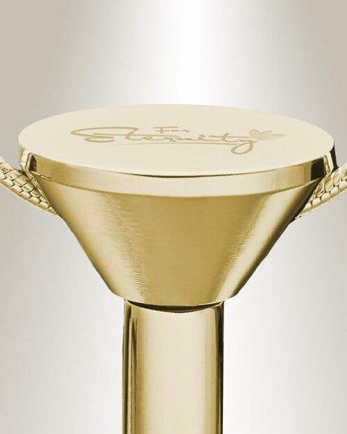 Gold Plated Millenium Ash Pendant with Romance Charm
