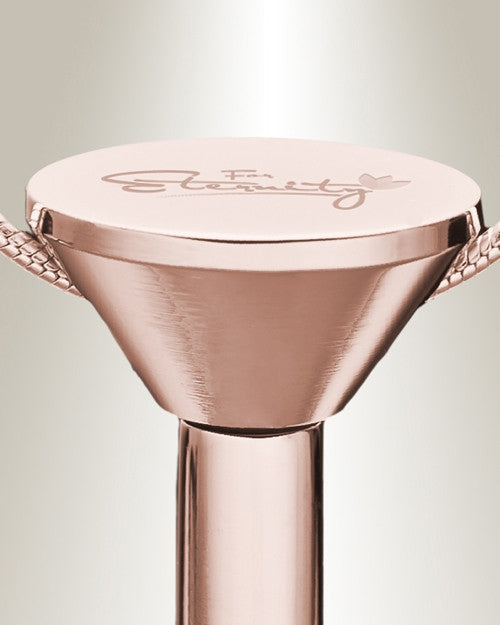 Rose Gold Plated Millenium Ash Pendant with Romance Charm