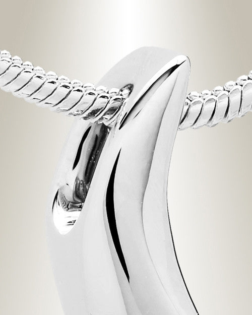 Sterling Silver Solitary Memorial Jewelry