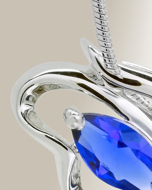 Sterling Silver Sparkle Butterfly Memorial Jewelry